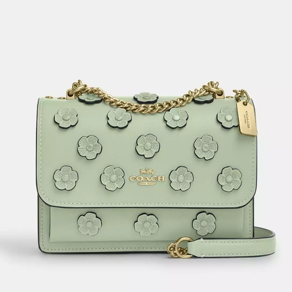 Coach Mini Klare Crossbody Bag w/ Floral Applique - Picture 1 of 9